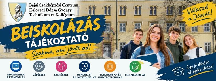 Beiskolázási tájékoztató